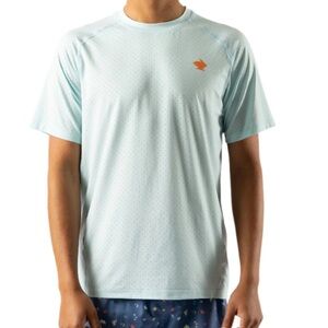 Rabbit Men's Light Blue Tee and Patterned Shorts #V00